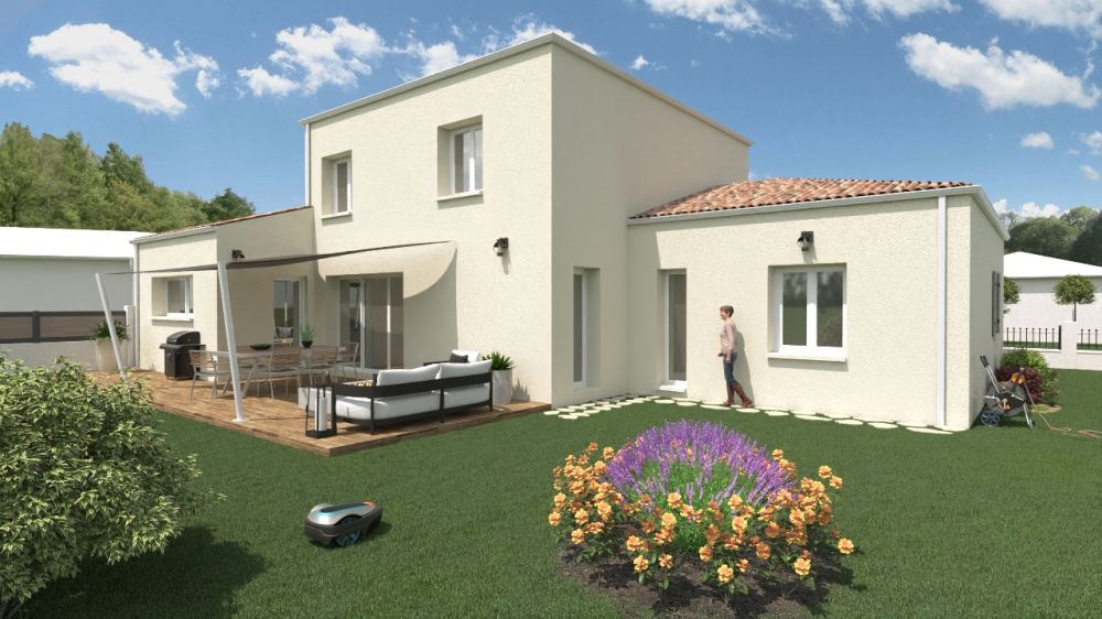 Vente terrain + maison Saint-Laurent-de-la-Prée Charente-Maritime