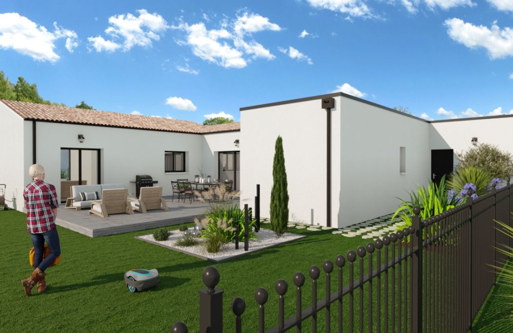 Vente terrain + maison Saint-Froult Charente-Maritime