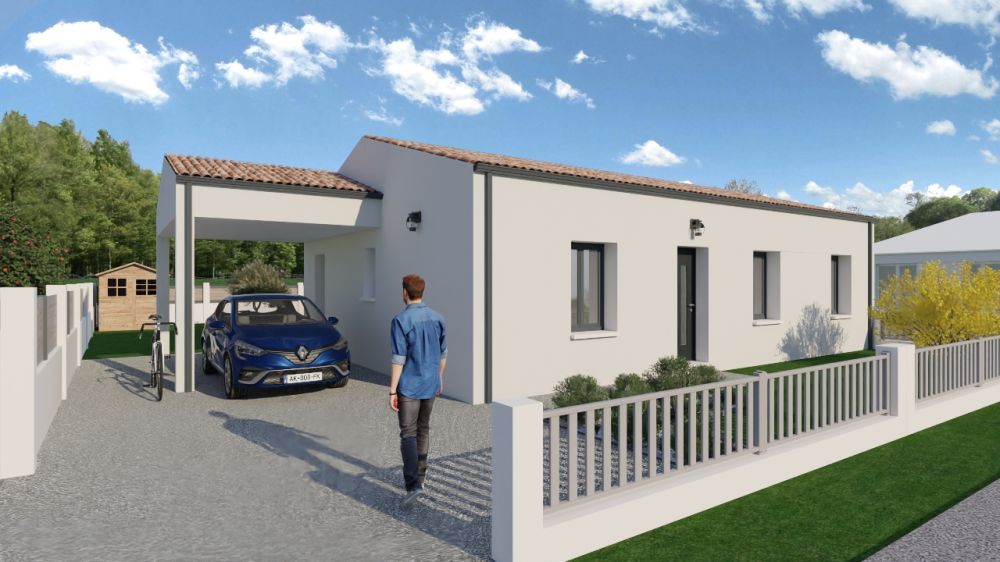 Vente terrain + maison Rochefort Charente-Maritime