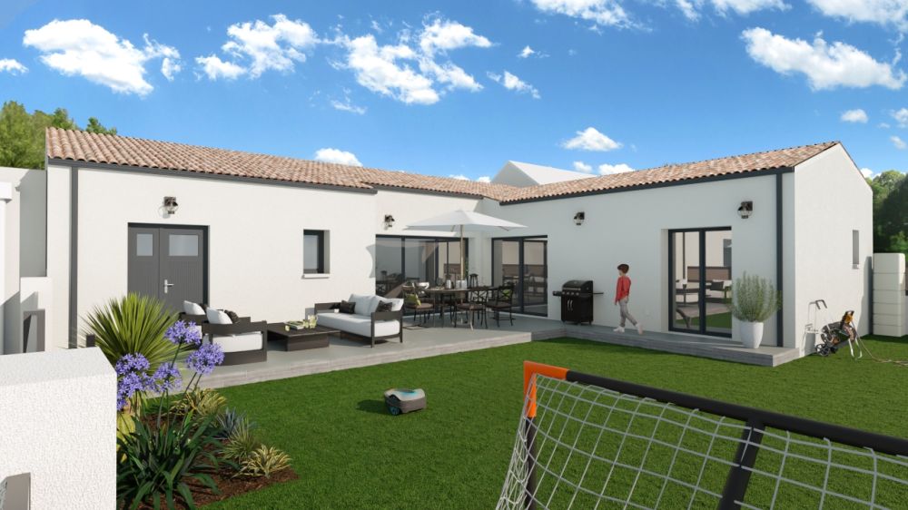 Vente terrain + maison Saint-Laurent-de-la-Prée Charente-Maritime