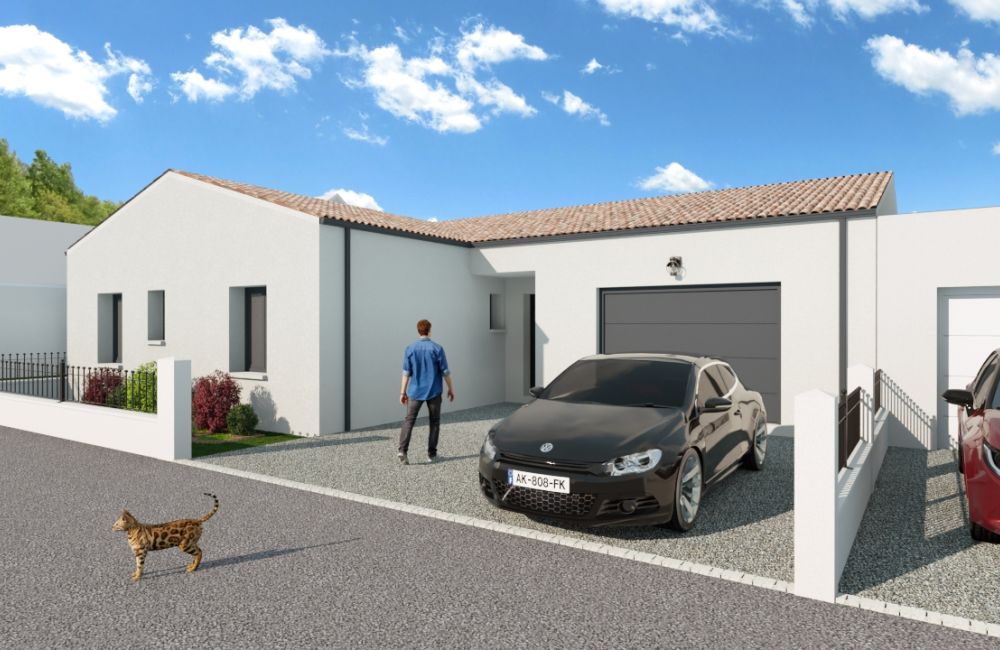 Vente terrain + maison Saint-Laurent-de-la-Prée Charente-Maritime