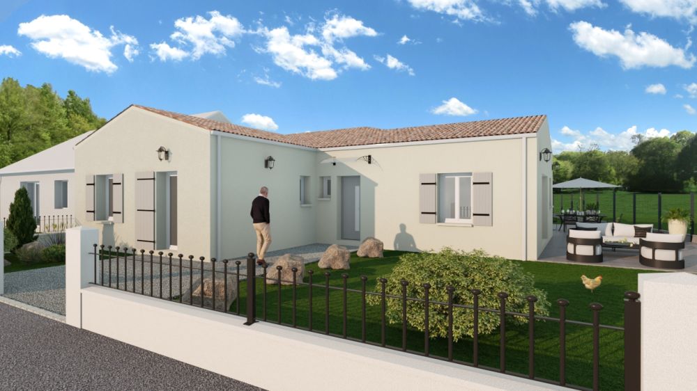 Vente terrain + maison Vergeroux Charente-Maritime