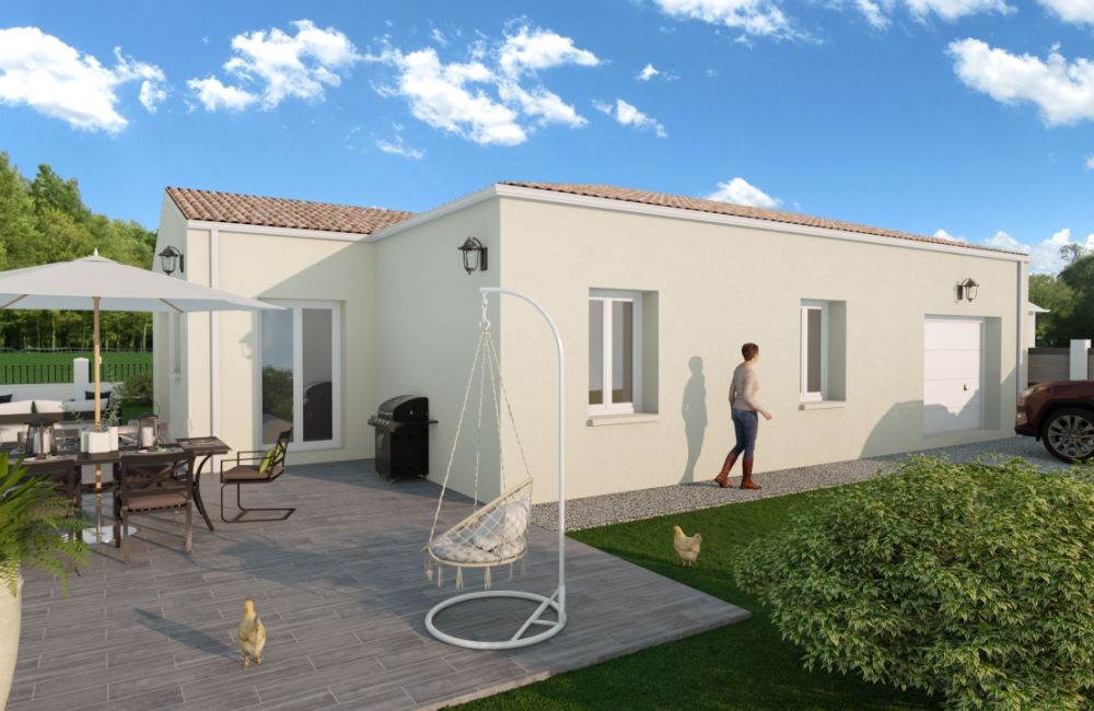 Vente terrain + maison Vergeroux Charente-Maritime