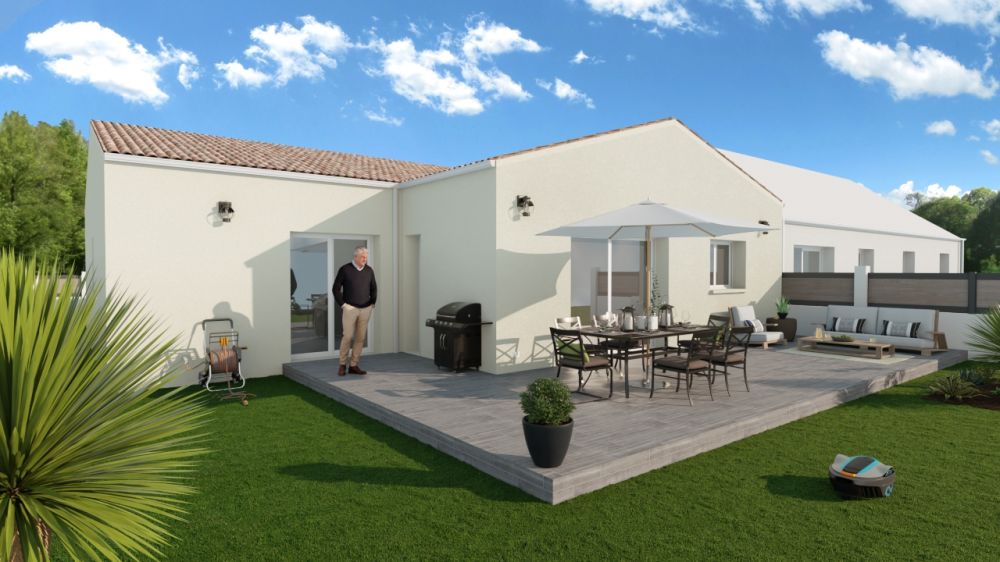 Vente terrain + maison Bords Charente-Maritime