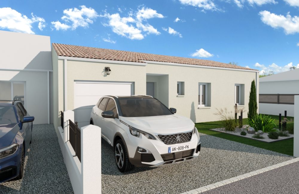 Vente terrain + maison Bords Charente-Maritime