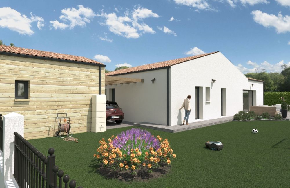 Vente terrain + maison Pont-l'Abbé-d'Arnoult Charente-Maritime