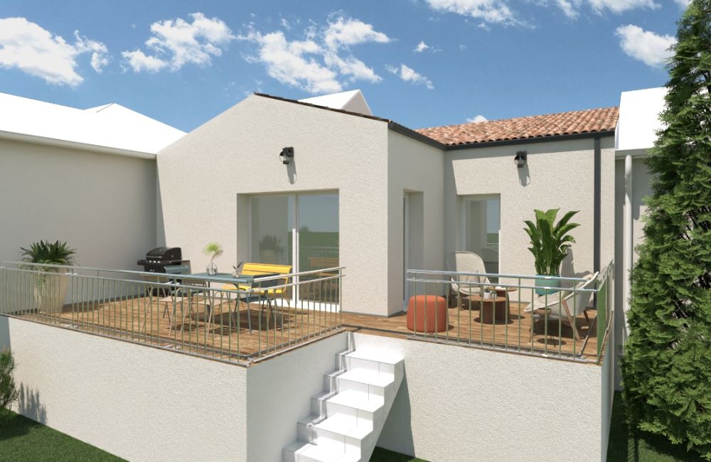 Vente terrain + maison Rochefort Charente-Maritime