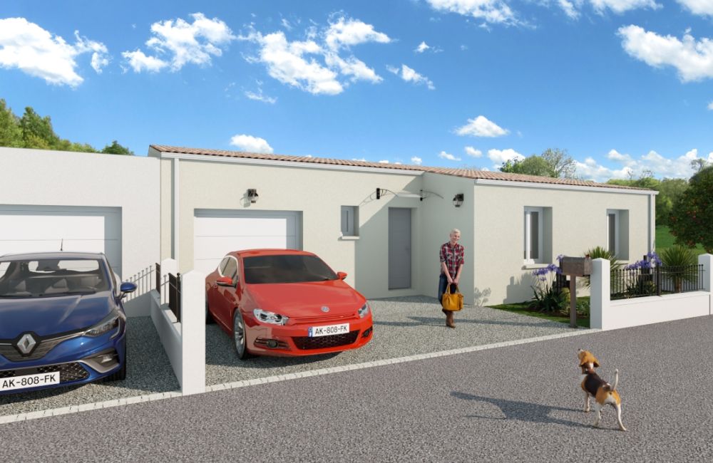 Vente terrain + maison Bords Charente-Maritime