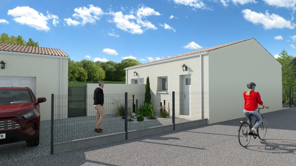 Vente terrain + maison Tonnay-Charente Charente-Maritime