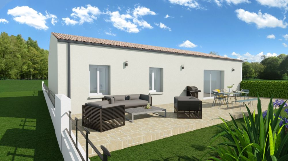 Vente terrain + maison Loire-les-Marais Charente-Maritime