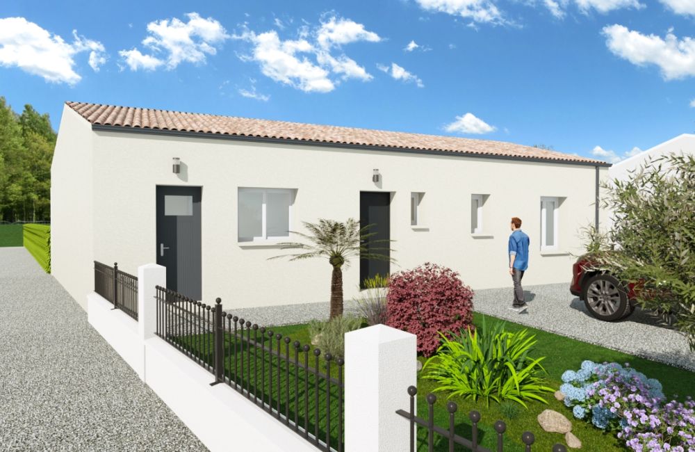 Vente terrain + maison Loire-les-Marais Charente-Maritime