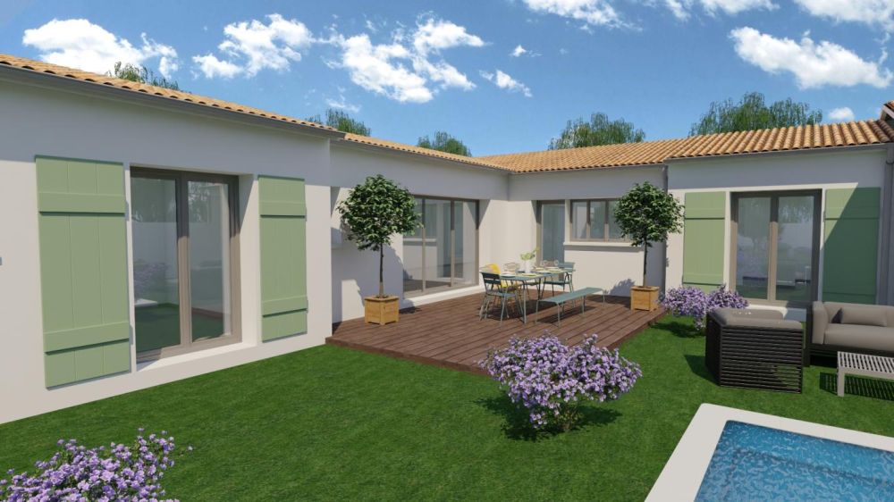 Vente terrain + maison RIVEDOUX PLAGE Charente-Maritime