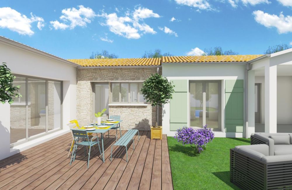 Vente terrain + maison RIVEDOUX PLAGE Charente-Maritime