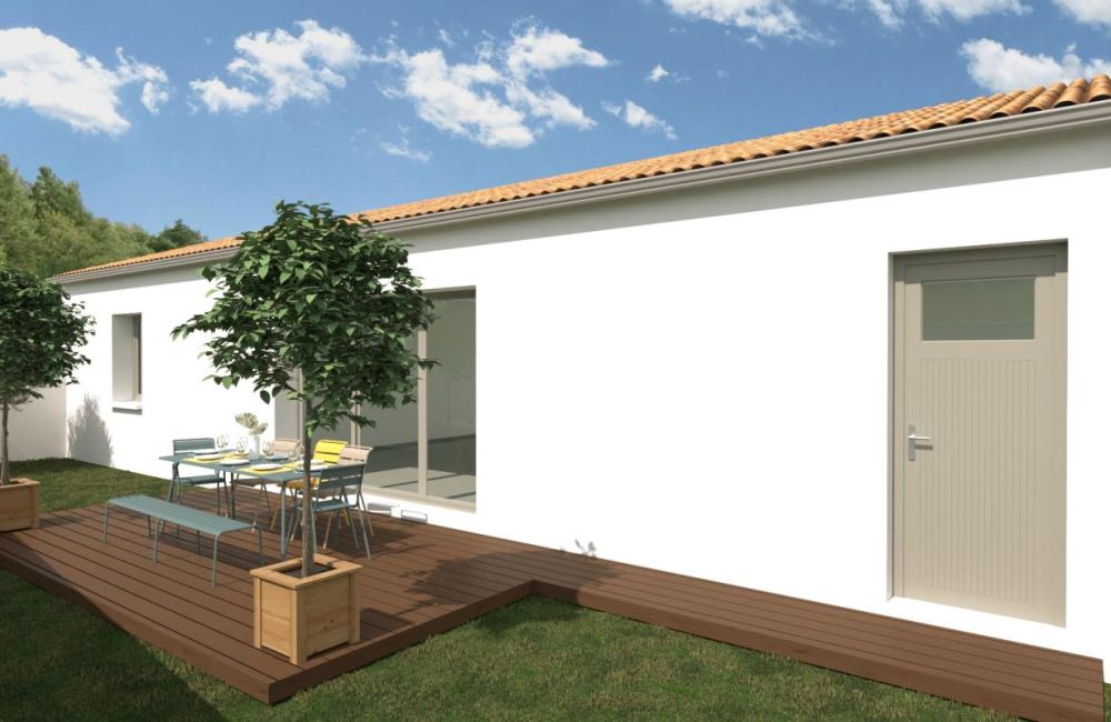 Vente terrain + maison VILLEDOUX Charente-Maritime