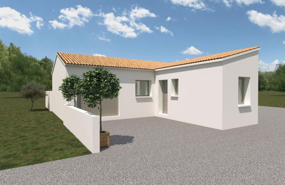 Vente terrain + maison VILLEDOUX Charente-Maritime