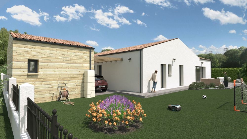 Vente terrain + maison Saint-Just-Luzac Charente-Maritime