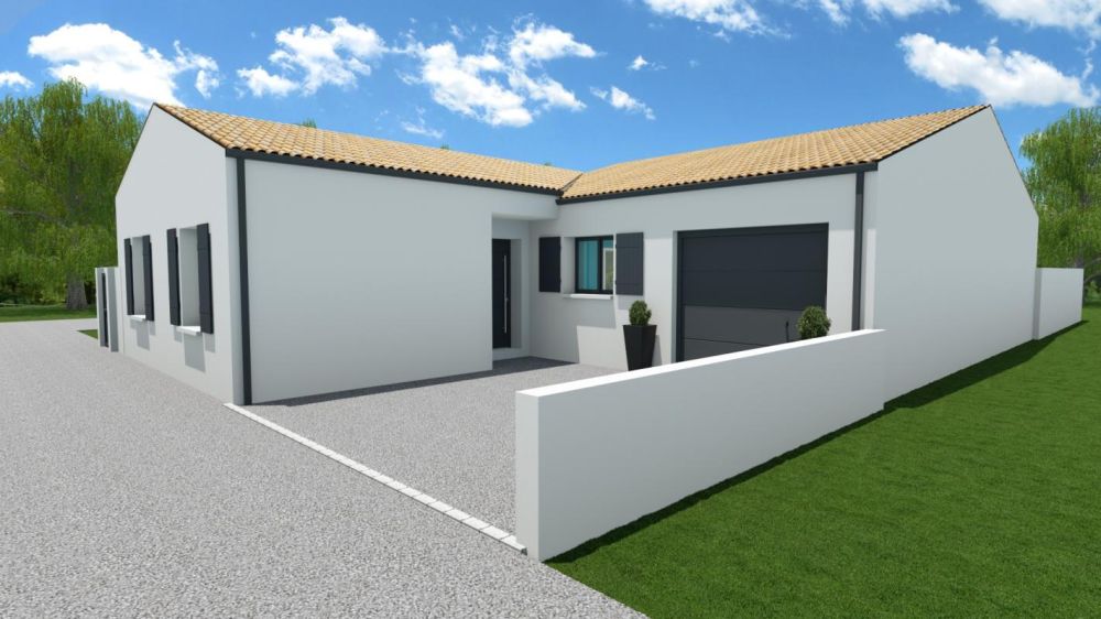 Vente terrain + maison La Jarn Charente-Maritime