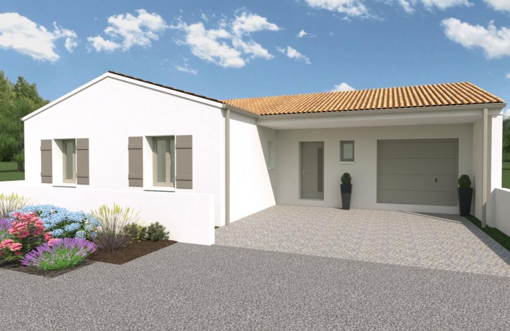 Vente terrain + maison ANGOULINS SUR MER Charente-Maritime