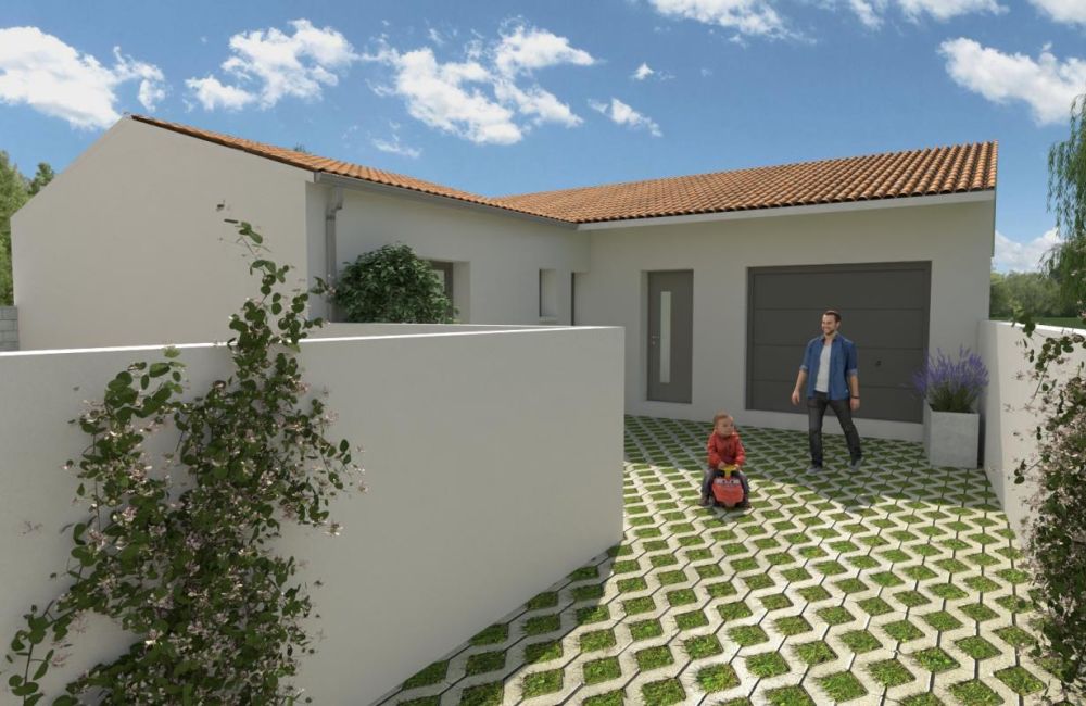 Vente terrain + maison AYTRE Charente-Maritime